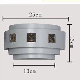 Apliques de parede Mini Style Moderno Contemporâneo Metal