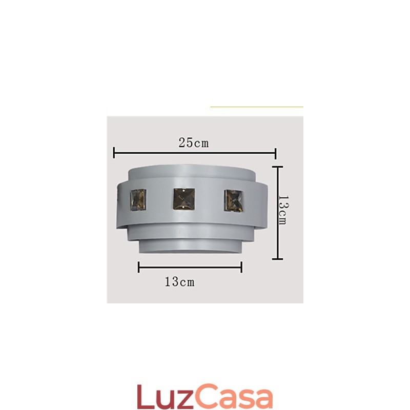 Apliques de parede Mini Style Moderno Contemporâneo Metal