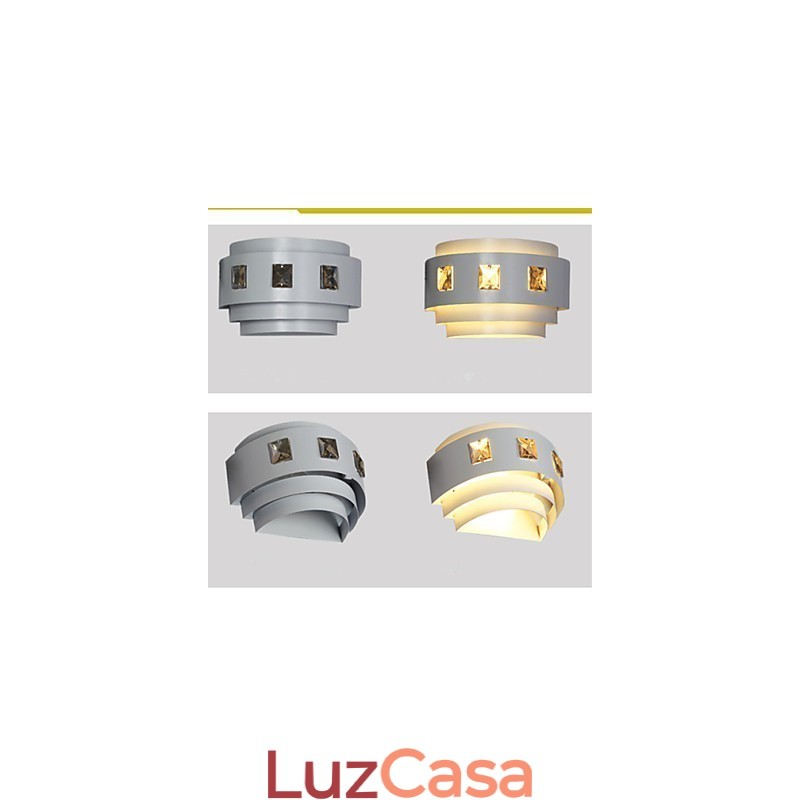 Apliques de parede Mini Style Moderno Contemporâneo Metal