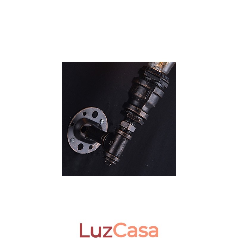 Luminária de parede de cabeceira de metal retrô Village Pastoral Living Room Luminária de parede para sala de jantar