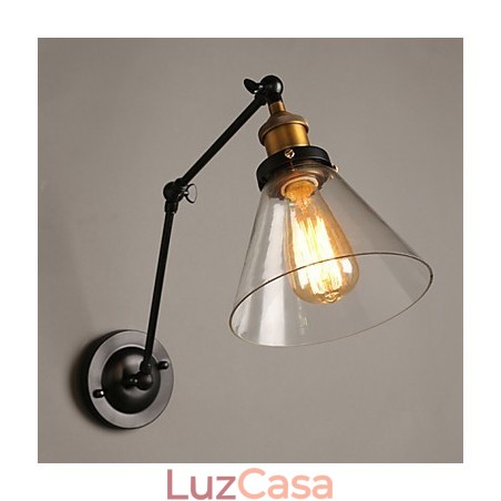 Luminária de parede dupla criativa estilo loft rural retrô Titan Section Luminária de parede dupla criativa estilo loft rural retrô Titan Section