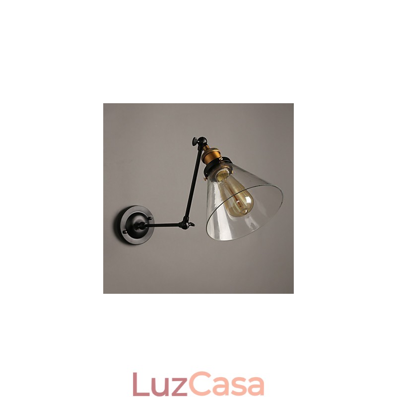 Luminária de parede dupla criativa estilo loft rural retrô Titan Section