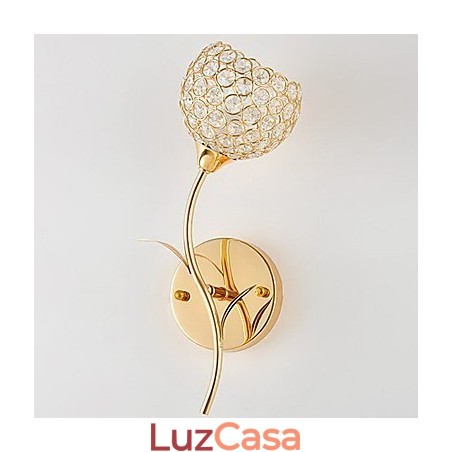 Luminária de parede de cristal moderna e minimalista Luminária de parede de cristal moderna e minimalista