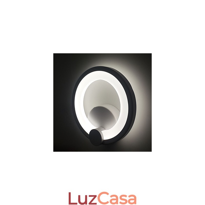 Apliques de parede Modern Ring Contemporâneo Metal Acrílico 90 240V