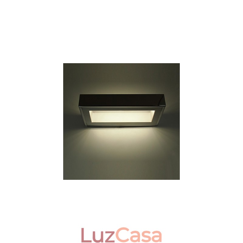 Luminárias de parede embutidas modernas contemporâneas de metal