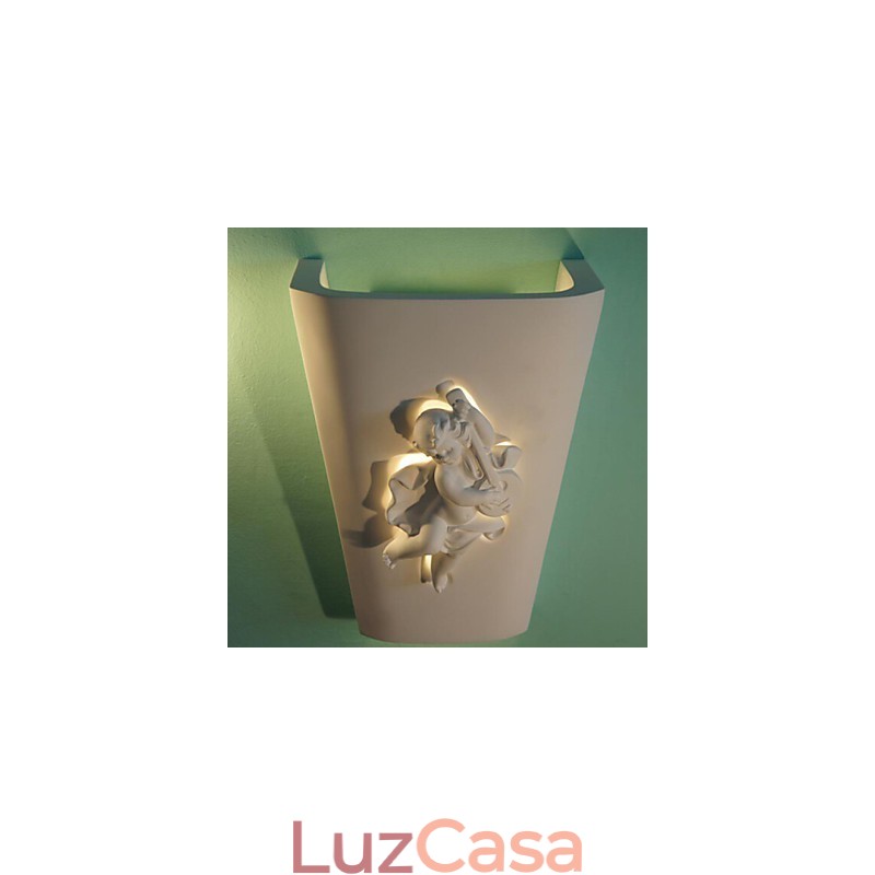 Luminária de parede criativa rural criativa mediterrânea estilo europeu luminária de parede cupido luz