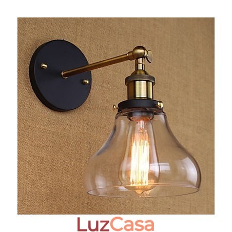 Aplique de parede decorativo industrial nostálgico estilo country americano Aplique de parede decorativo industrial nostálgico estilo country americano