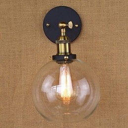 Espuma redonda nostálgica país americano de comércio de exportação dos modelos originais de arandela decorativa industrial