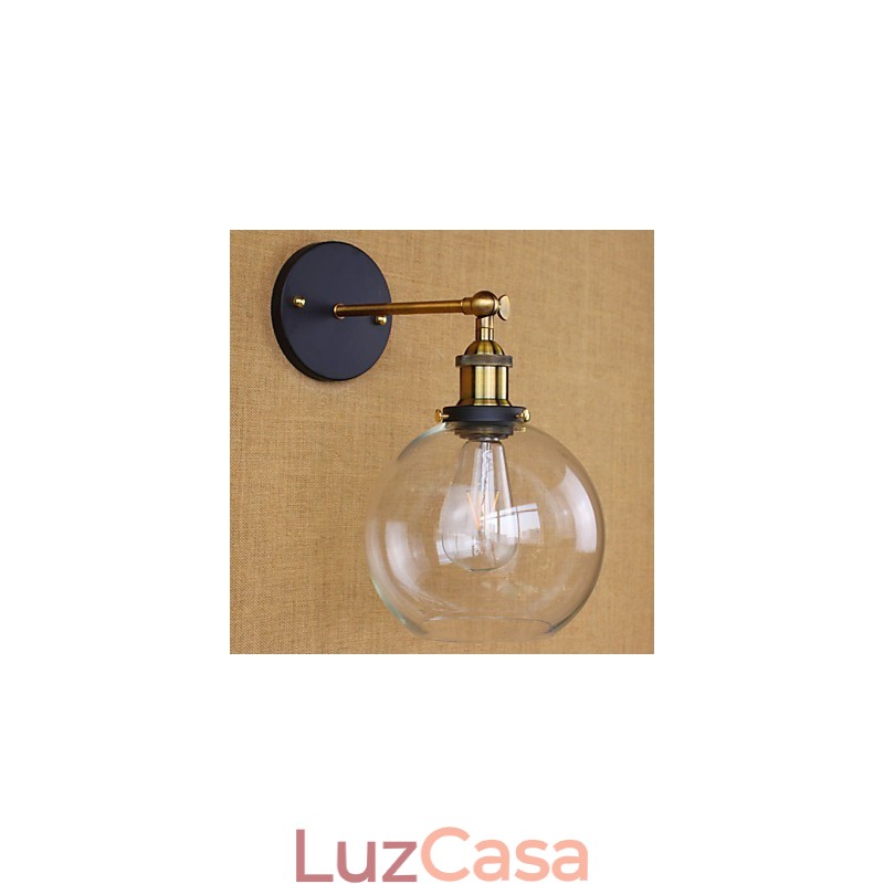 Espuma redonda nostálgica país americano de comércio de exportação dos modelos originais de arandela decorativa industrial