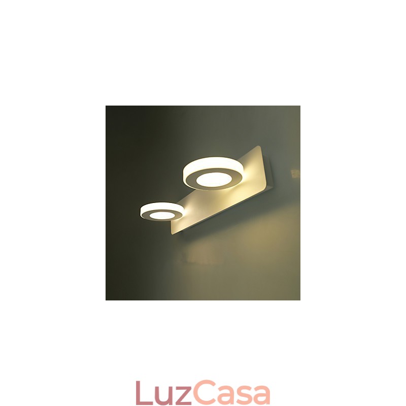 Iluminação de banheiro moderna contemporânea Metal
