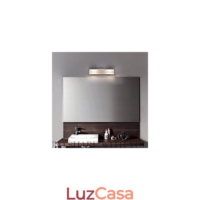 Iluminação de banheiro moderna contemporânea Metal