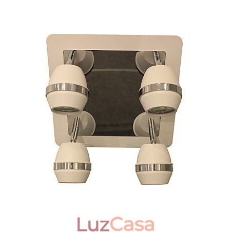 Moderno Esférico Cromado Luzes de Parede Luzes de Banheiro Com 4 Luzes