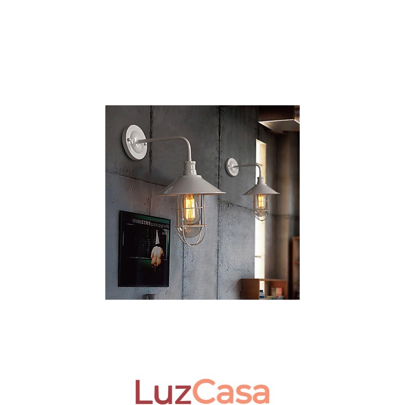 Luminária de parede criativa estilo loft retrô com personalidade para corredor