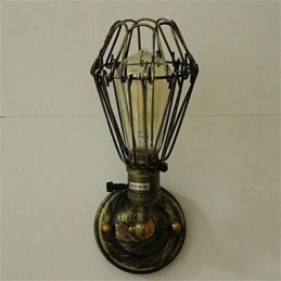 Cheio de personalidade, aparência elegante, gaiola americana retrô, parede