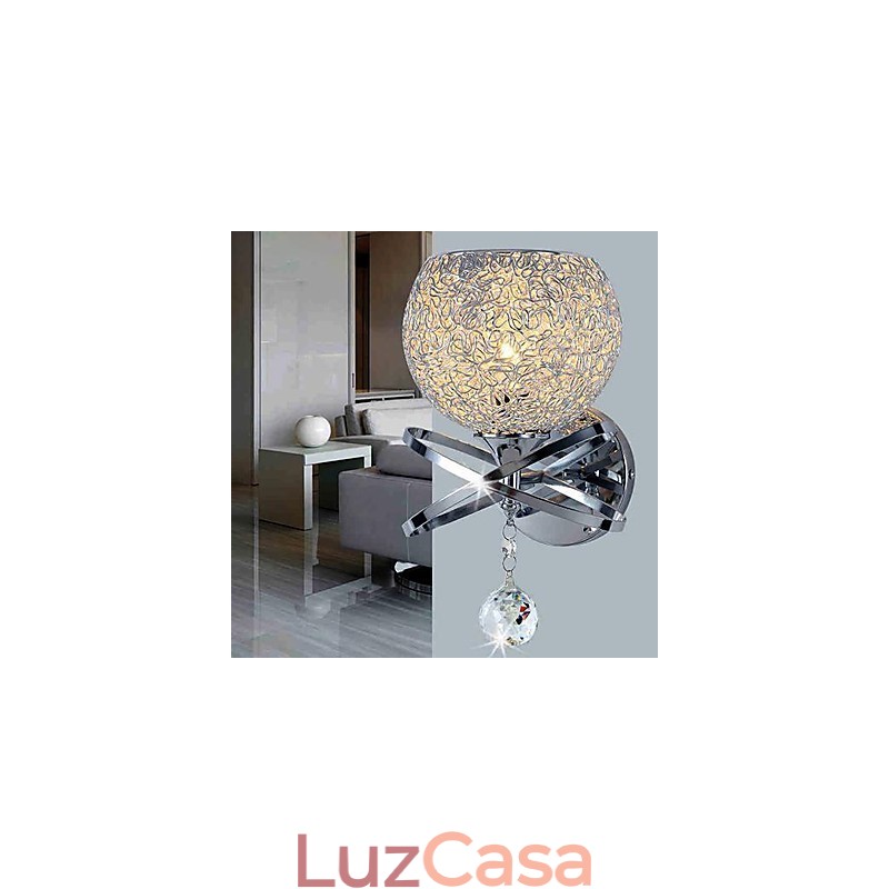 Apliques de parede de cristal Metal moderno e contemporâneo