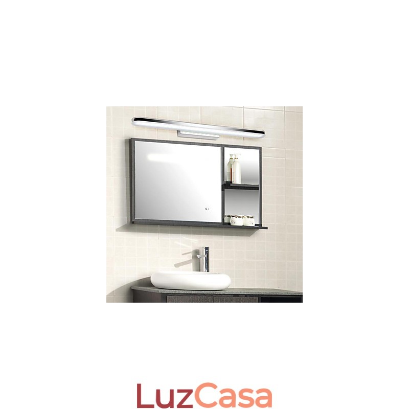 Apliques de parede Iluminação de banheiro Luzes de parede de leitura Mini estilo moderno contemporâneo Metal