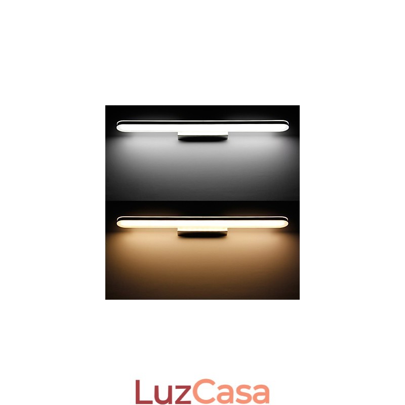 Apliques de parede Iluminação de banheiro Luzes de parede de leitura Mini estilo moderno contemporâneo Metal