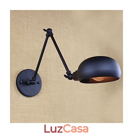 Há o braço longo do interruptor duplo minimalista Europa personalizado estilo retrô iluminação de parede de ferro Há o braço longo do interruptor duplo minimalista Europa personalizado estilo retrô iluminação de parede de ferro