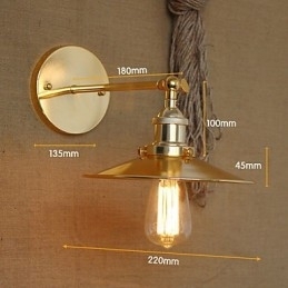 Vila de estilo industrial minimalista, guarda-chuva dourado nostálgico em frente ao corredor da igreja, parede decorada