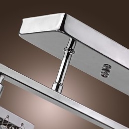 Lustre Linear Ilha Luz Cristal 3 Luzes