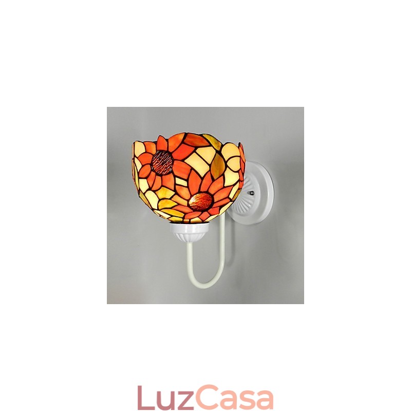 Girassol Clássico Luxo Villa Clubhouse Lâmpada de Parede Decoração Arte Luzes