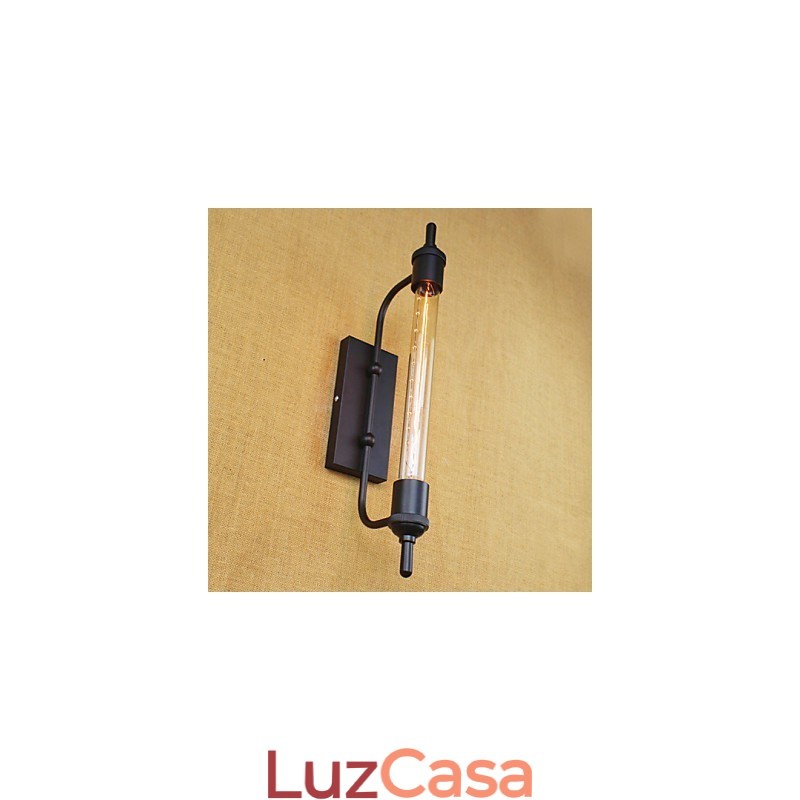 Europa e roupas retrô arte restaurante edison lâmpada flauta arandela decorativa