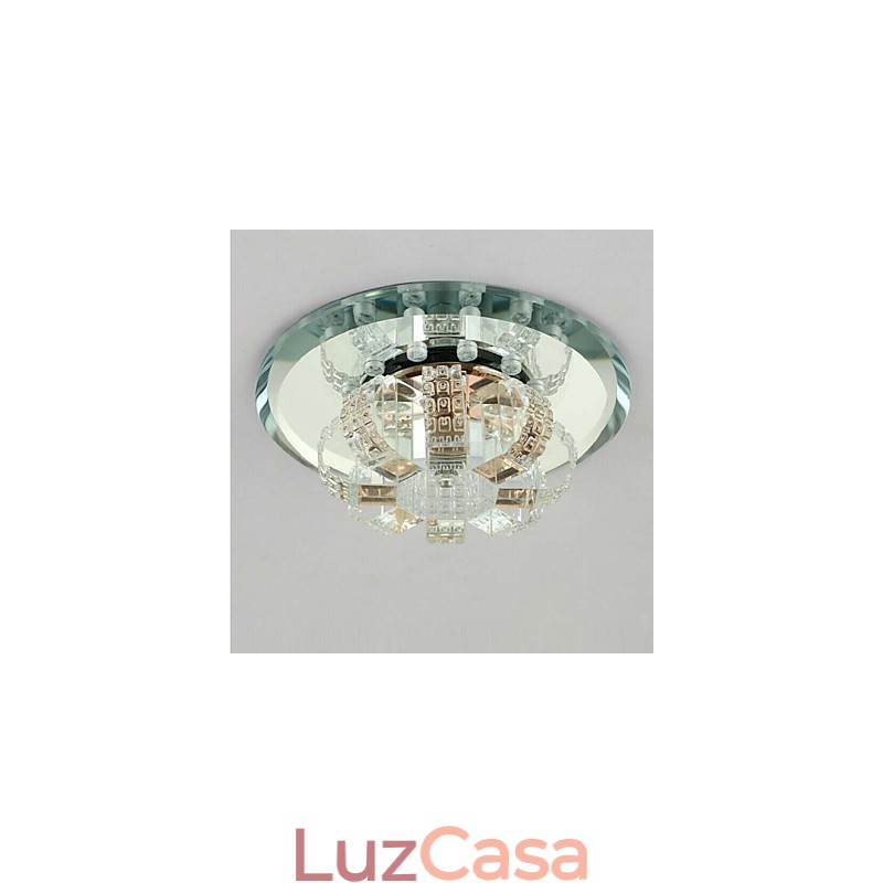 Luminária de teto de cristal Spotlight SMD 3W Lâmpada criativa Absorve luz de cúpula