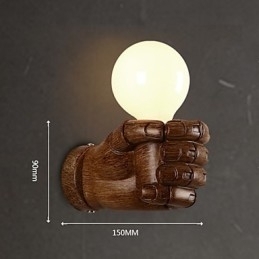 Luminária de parede criativa europeia retrô punho luzes