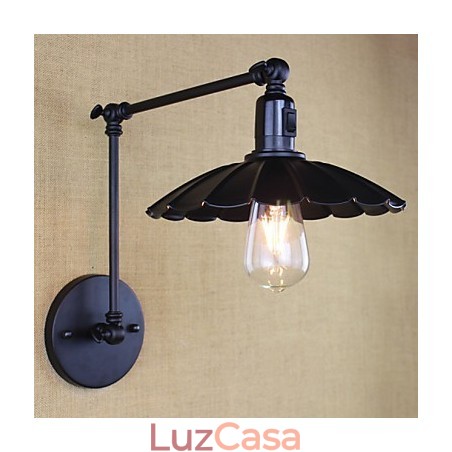 Lâmpada de cabeceira para quarto Hotel Engenharia Restaurante Retro Matte Black Belt Long Arm Double Switch Wall Lâmpada de cabeceira para quarto Hotel Engenharia Restaurante Retro Matte Black Belt Long Arm Double Switch Wall