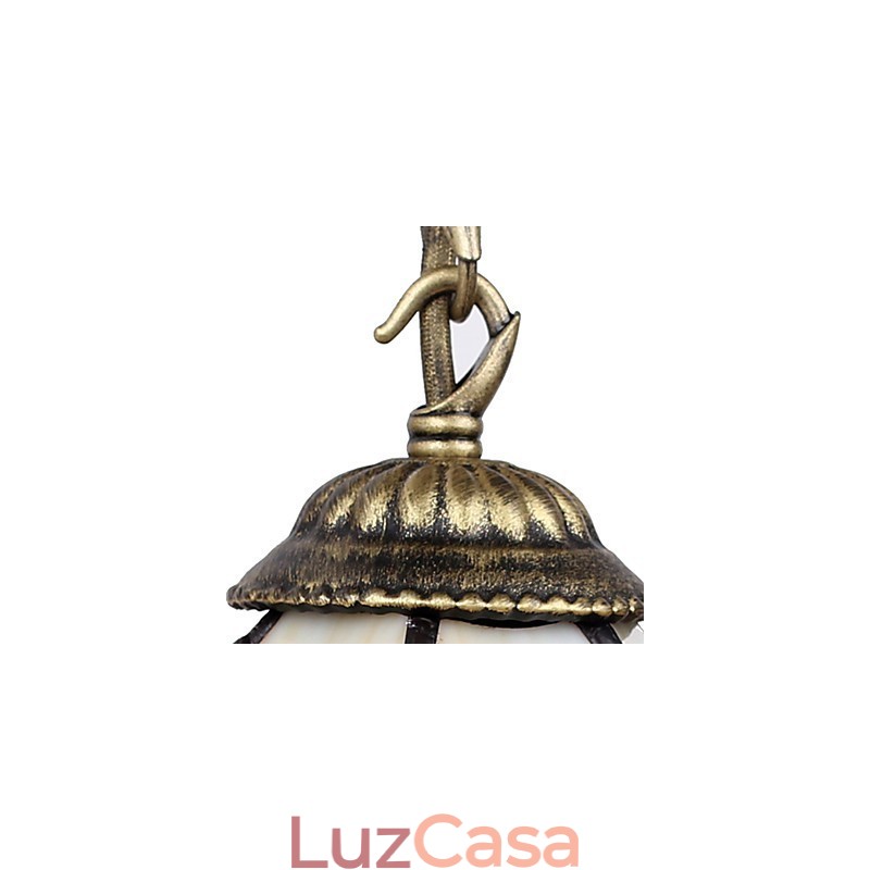 Luminária de parede de ferro forjado criativa rural contratada europeia