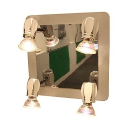 Moderno Chrome Wall Lights Luzes de banheiro com 4 luzes