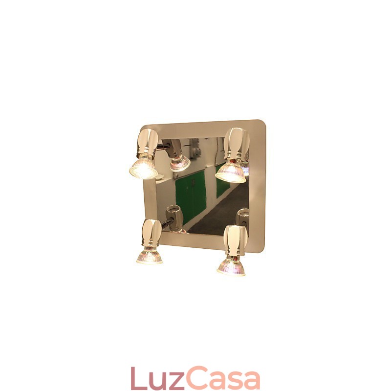 Moderno Chrome Wall Lights Luzes de banheiro com 4 luzes