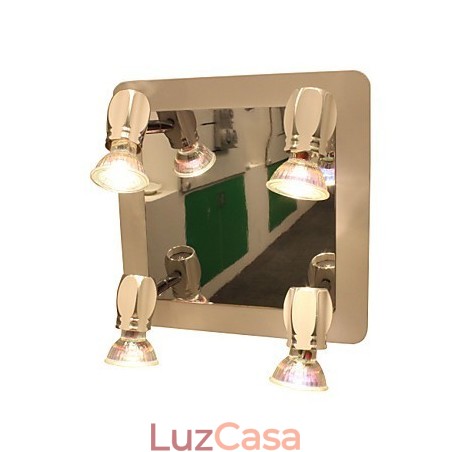 Moderno Chrome Wall Lights Luzes de banheiro com 4 luzes