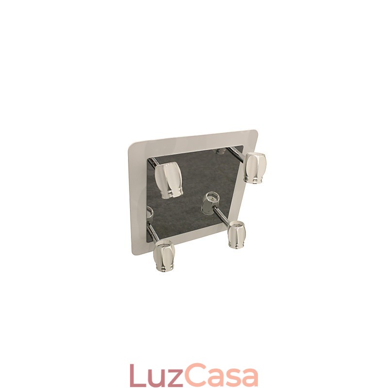 Moderno Chrome Wall Lights Luzes de banheiro com 4 luzes