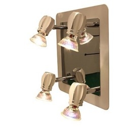 Moderno Chrome Wall Lights Luzes de banheiro com 4 luzes