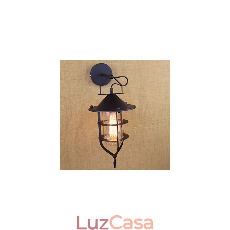 Loja de roupas retrô Restaurante Cena Decorativa Arandela de parede