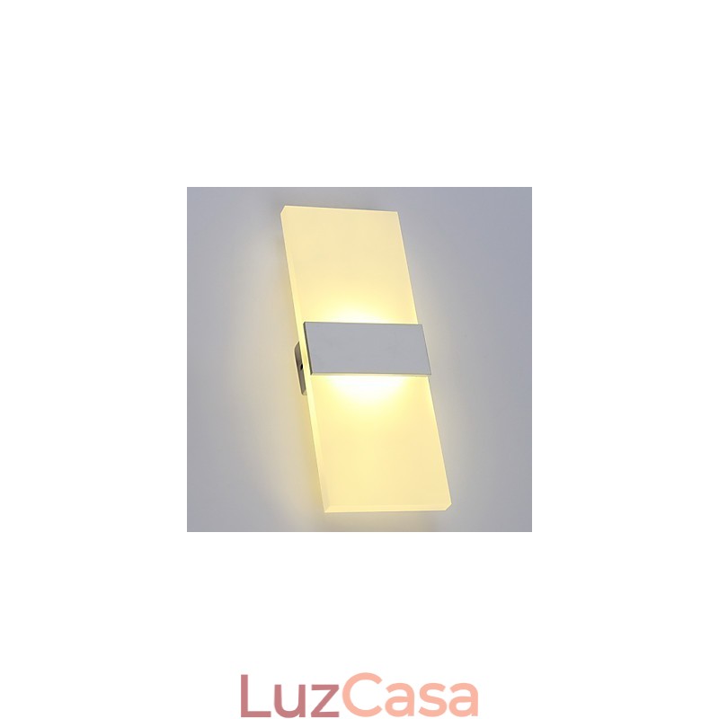 Luminária de parede de acrílico de estilo moderno e simples para sala de estar, corredor, café, quarto, quarto infantil, luminária de cabeceira