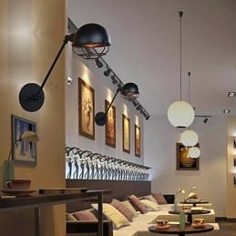 Apliques de parede tradicionais clássicos de metal