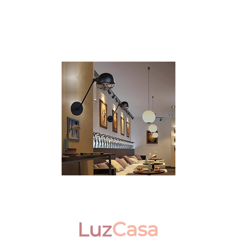 Apliques de parede tradicionais clássicos de metal