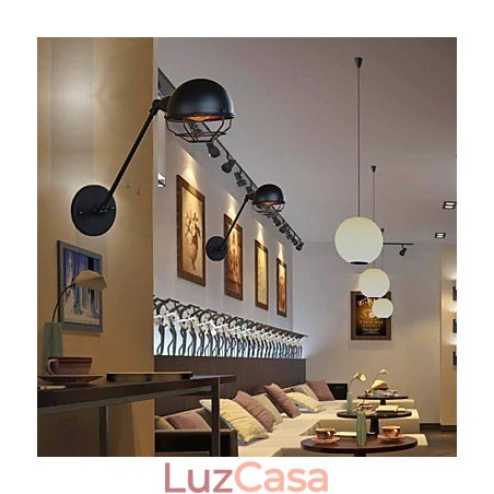 Apliques de parede tradicionais clássicos de metal