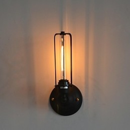 Luminária de parede de ferro vintage americana