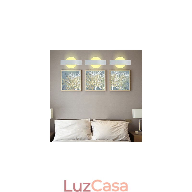 Iluminação de banheiro Wall Washers Luzes de parede de leitura Mini estilo moderno contemporâneo Metal