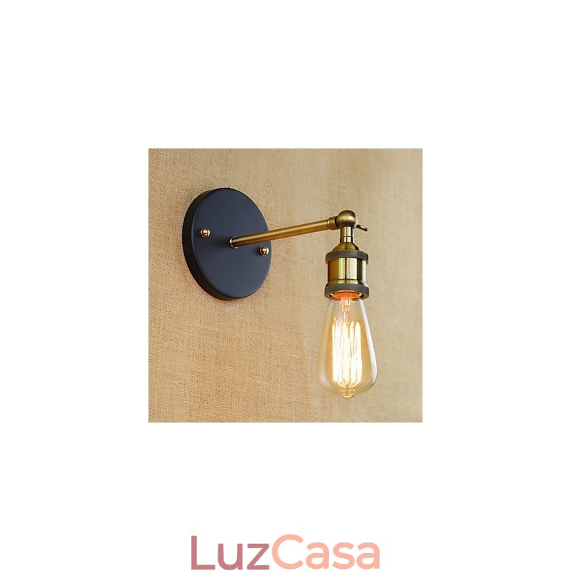 American Bar Café Restaurante Cabeceira Minimalista Corredor Ferro Wall Sconce