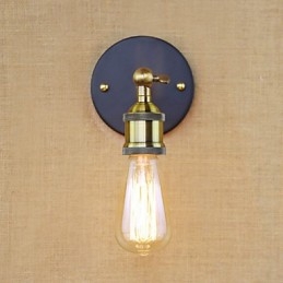 American Bar Café Restaurante Cabeceira Minimalista Corredor Ferro Wall Sconce