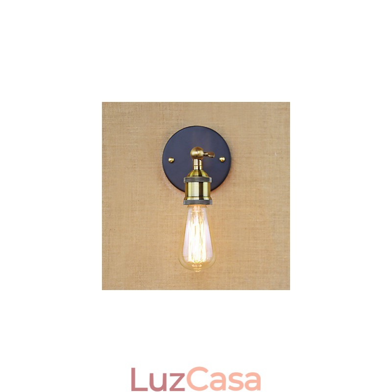 American Bar Café Restaurante Cabeceira Minimalista Corredor Ferro Wall Sconce