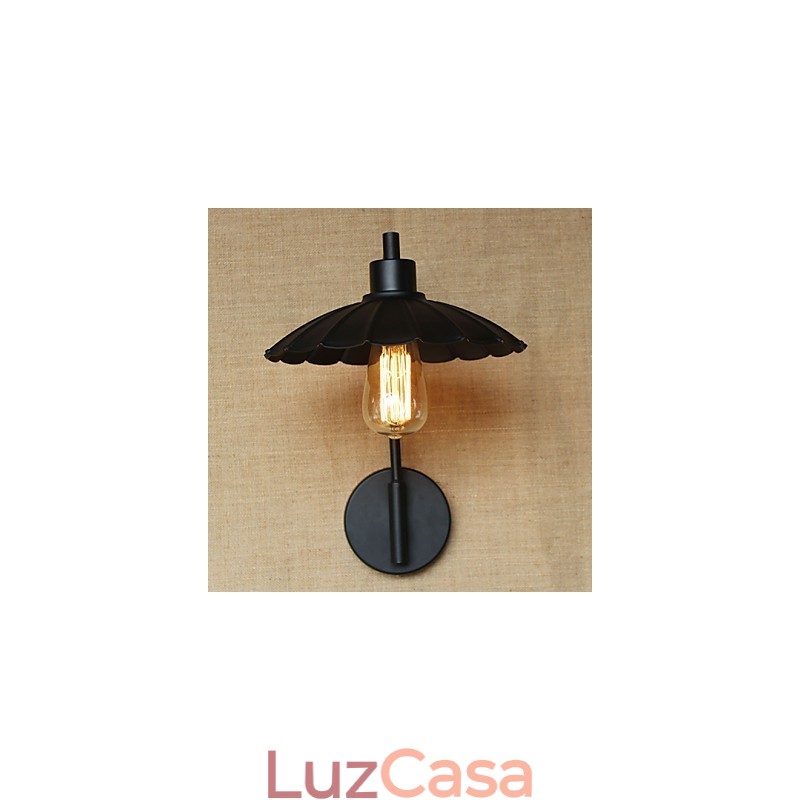 Aplique decorativo de parede de ferro clássico simples