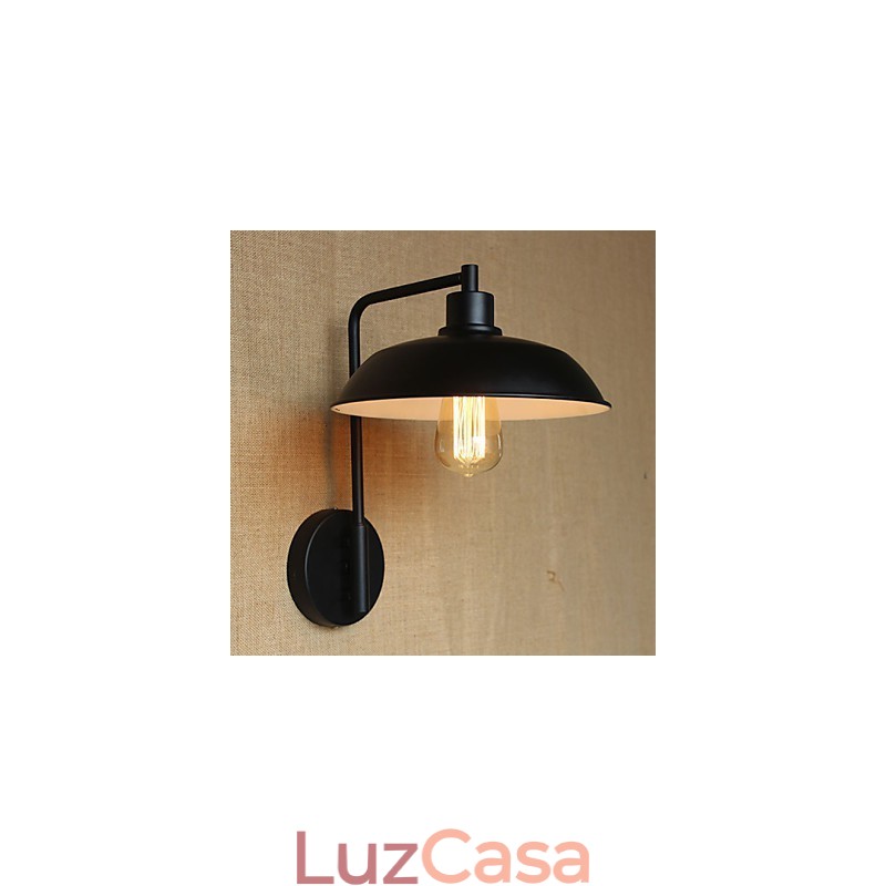Decoração de casa clássica simples arandela de ferro