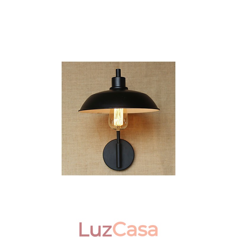 Decoração de casa clássica simples arandela de ferro