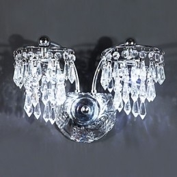 Apliques de parede de cristal Metal moderno e contemporâneo