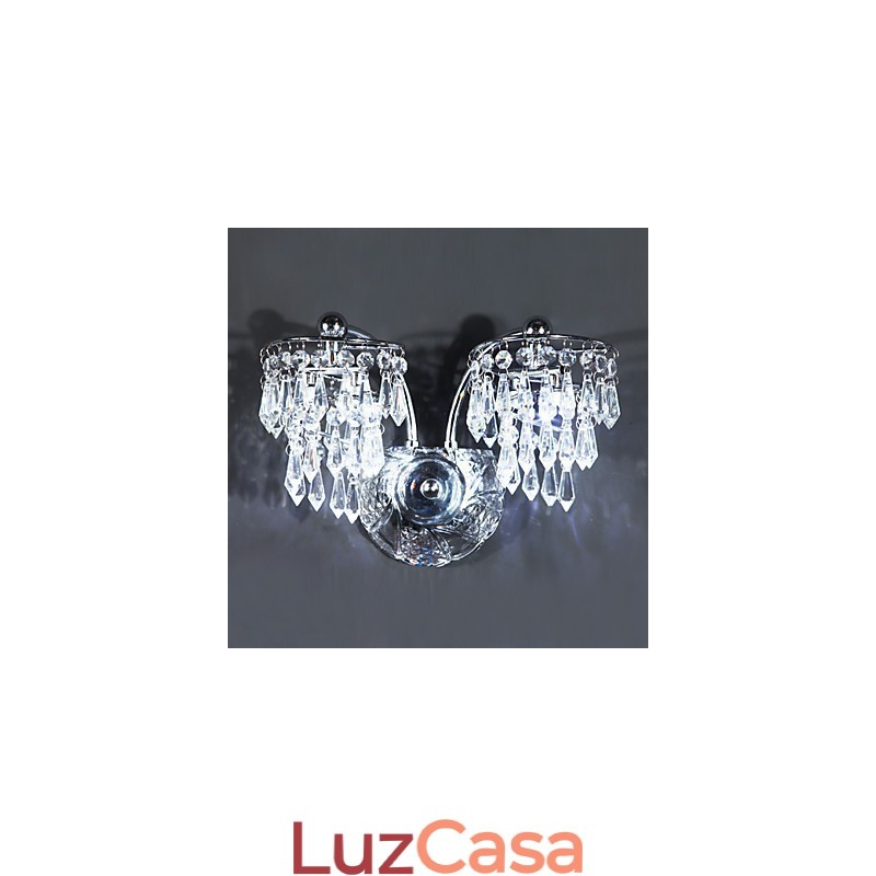 Apliques de parede de cristal Metal moderno e contemporâneo